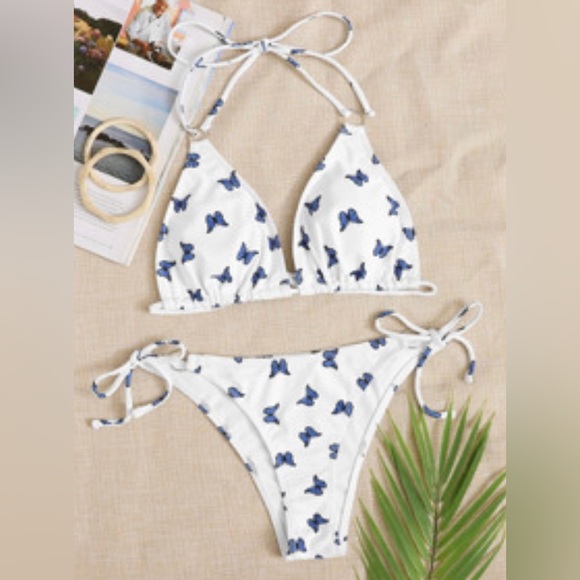 SHEIN Other - Butterfly Tie Cheeky Bikini NWOT